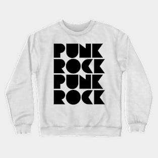 punk rock design Crewneck Sweatshirt